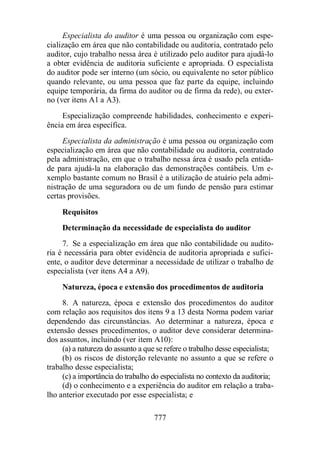Normas Auditorias Perícia Contábil.