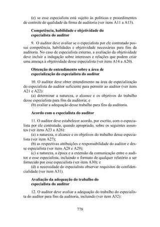 Normas Auditorias Perícia Contábil.