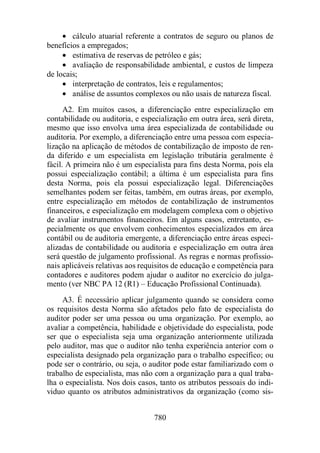 Normas Auditorias Perícia Contábil.