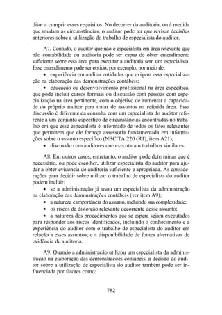 Normas Auditorias Perícia Contábil.