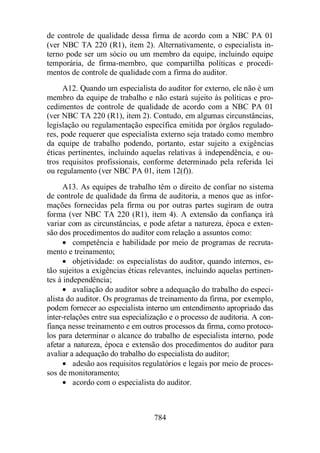 Normas Auditorias Perícia Contábil.