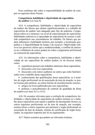 Normas Auditorias Perícia Contábil.