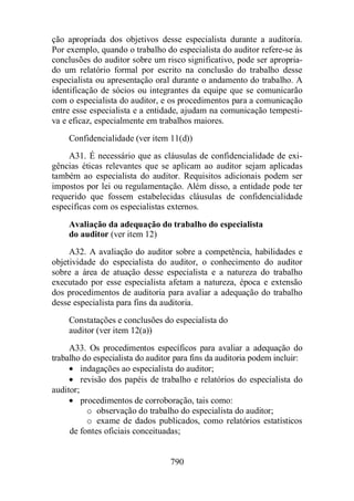 Normas Auditorias Perícia Contábil.