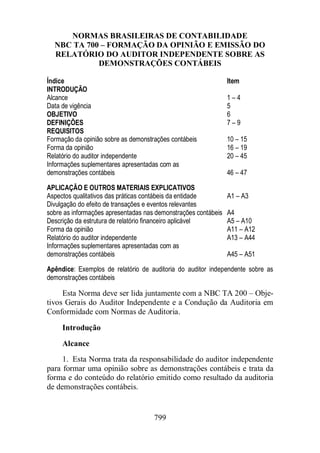 Normas Auditorias Perícia Contábil.