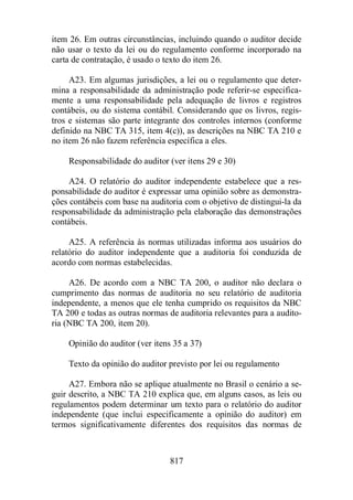 Normas Auditorias Perícia Contábil.