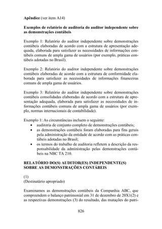 Normas Auditorias Perícia Contábil.