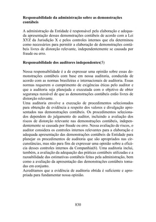 Normas Auditorias Perícia Contábil.