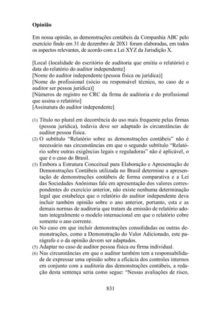 Normas Auditorias Perícia Contábil.