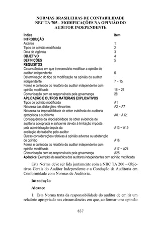 Normas Auditorias Perícia Contábil.