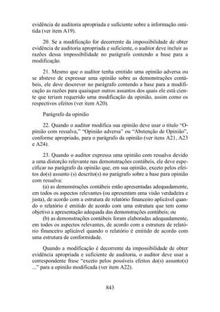 Normas Auditorias Perícia Contábil.