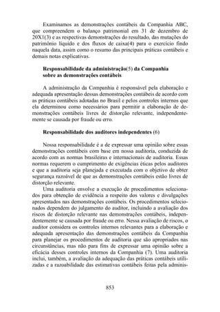 Normas Auditorias Perícia Contábil.