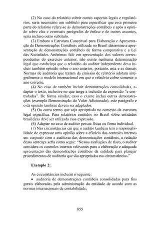 Normas Auditorias Perícia Contábil.