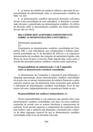 Normas Auditorias Perícia Contábil.