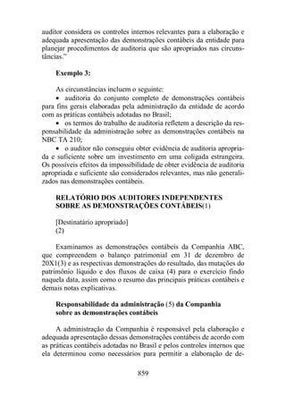 Normas Auditorias Perícia Contábil.