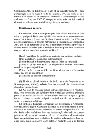 Normas Auditorias Perícia Contábil.