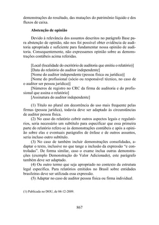 Normas Auditorias Perícia Contábil.