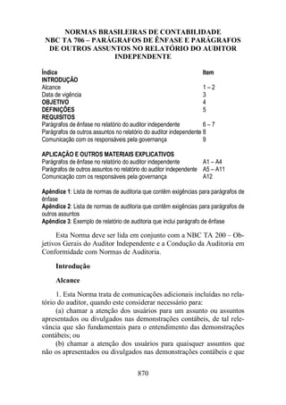 Normas Auditorias Perícia Contábil.
