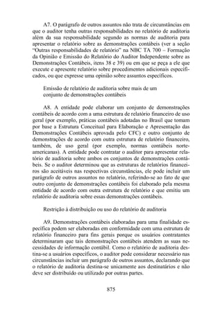 Normas Auditorias Perícia Contábil.