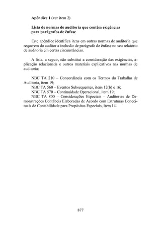 Normas Auditorias Perícia Contábil.