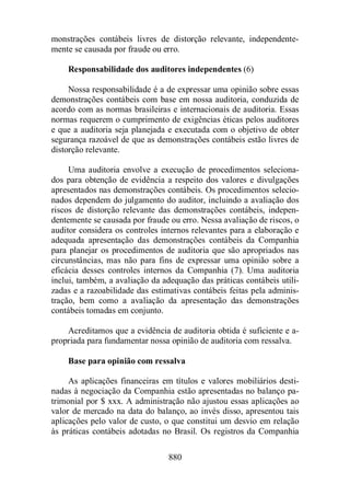 Normas Auditorias Perícia Contábil.