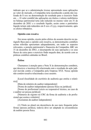 Normas Auditorias Perícia Contábil.