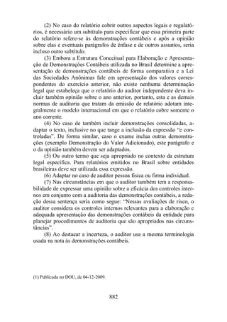 Normas Auditorias Perícia Contábil.