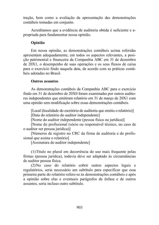 Normas Auditorias Perícia Contábil.