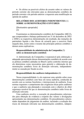 Normas Auditorias Perícia Contábil.