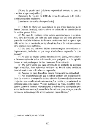 Normas Auditorias Perícia Contábil.