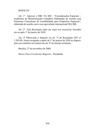 Normas Auditorias Perícia Contábil.