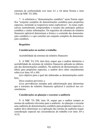 Normas Auditorias Perícia Contábil.