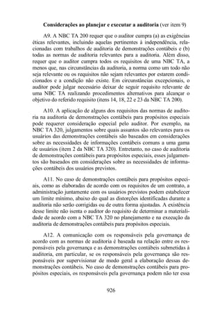 Normas Auditorias Perícia Contábil.