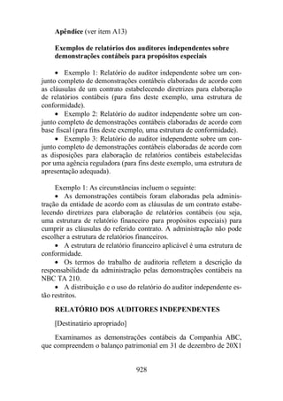 Normas Auditorias Perícia Contábil.