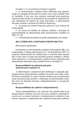 Normas Auditorias Perícia Contábil.