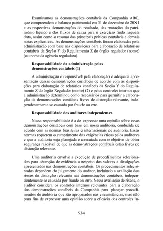 Normas Auditorias Perícia Contábil.