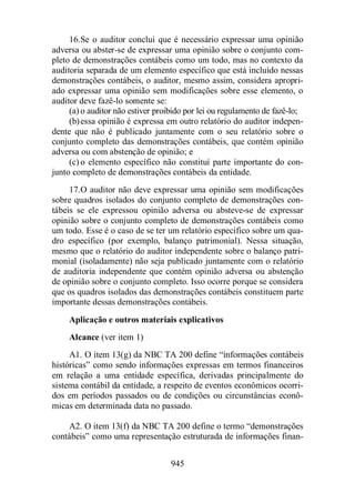 Normas Auditorias Perícia Contábil.