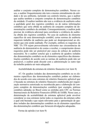 Normas Auditorias Perícia Contábil.