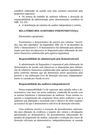 Normas Auditorias Perícia Contábil.