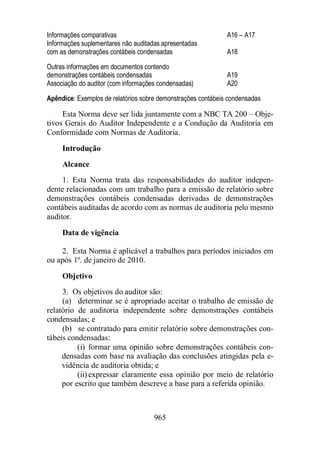 Normas Auditorias Perícia Contábil.