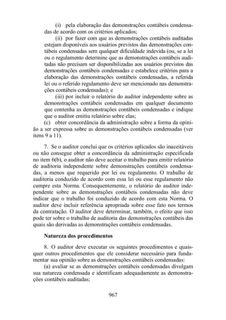 Normas Auditorias Perícia Contábil.