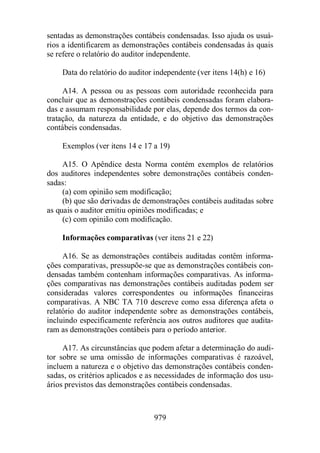 Normas Auditorias Perícia Contábil.