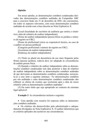 Normas Auditorias Perícia Contábil.