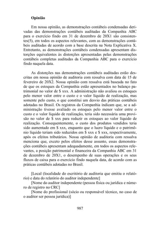 Normas Auditorias Perícia Contábil.