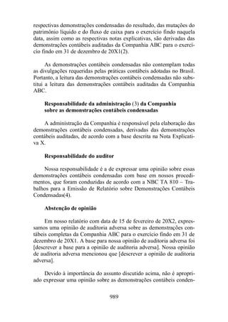 Normas Auditorias Perícia Contábil.