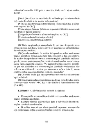 Normas Auditorias Perícia Contábil.
