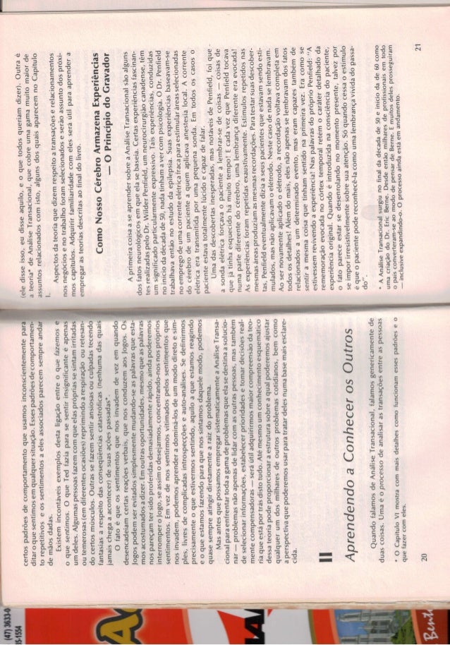 Livro O Sucesso Atraves Da Analise Transacional Ges