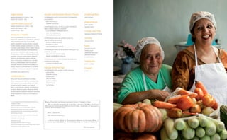 © 2013 Ministério do Desenvolvimento Social e
Combate à Fome.
Todos os direitos reservados.
Qualquer parte desta publicação pode ser
reproduzida, desde que citada a fonte.
Secretaria NACIONAL DE SEGURANÇA ALIMENTAR E
NUTRICIONAL (SESAN)
Esplanada dos Ministérios | Bloco C | Sala 408
70054-906 | Brasília | DF
Telefone: (61) 2030.1119
www.mds.gov.br
OUVIDORIA DO MDS: 0800-707-2003
Solicite exemplares desta publicação pelo e-mail:
SESANINSTITUCIONAL@mds.gov.br
Brasil. Ministério do Desenvolvimento Social e Combate à Fome.
PAA: 10 anos de aquisição de alimentos. -- Brasília, DF: MDS; Secretaria
Nacional de Segurança Alimentar e Nutricional; Secretaria de Avaliação e
Gestão da Informação, 2014.
280 p. ; 20x24 cm.
ISBN: 978-85-60700-66-0
1. Política social, Brasil. 2. Segurança alimentar e nutricional, Brasil. 3.
Alimento, aquisição, Brasil. I. Secretaria Nacional de Renda de Cidadania.
CDU 304:641(81)
organização
MAURO Eduardo DEL GROSSI - MDA
DENISE Reif KROEFF - MDS
coordenação editorial
MAURO Eduardo DEL GROSSI - MDA
DENISE Reif KROEFF - MDS
CLARITA RICKLI - MDS
pesquisa e textos
[Artigos] Arnoldo de Campos; Valter
Bianchini; Maya Takagi; Adoniram Sanches;
José Graziano da Silva; Sílvio Isopo
Porto; Eduardo Safons Soares; Jussara
Flores Soares; Kelma Christina M. S. Cruz;
Gustavo Lund Viegas; Carla Viana; Carlos
Mielitz; Sergio Paganini Martins; Mario
Lucio Avila; Eduardo Lima Caldas; Silvia
Regina Avila; Emma Siliprandi; Rosângela
Cintrão; Claudia Job Schmitt; Leonilde
Sérvolo de Medeiros; Sérgio Pereira
Leite; Catia Grisa; Rosângela A. Cintrão;
Silvia A. Zimmermann; Ernesto Pereira
Galindo; Regina Helena Rosa Sambuichi;
Michel Angelo Constantino de Oliveira;
Elisângela Froehlich; Sérgio Schneider
[experiências] CLARITA RICKLI
colaboradores
Ana luiza müller; Gervásio Plucinski;
Hétel Leepkaln dos Santos; Janaína Rosa;
José Augusto de Souza; Karine Zachow;
Lecian Gilberto Conrad; Luiz Carlos
Bazei; Luzia Teixeira; Manoel Monteiro de
Oliveira; Marcelo Vieira; Maria de Fátima
do Nascimento; Mariana Marques Ferreira;
pedro bavaresco; Vera Lúcia Dolabella
Barbi
projeto gráfico
KATIA OZORIO
diagramação
KATIA OZORIO
TARCÍSIO PINTO
criação selo PAA
mariana marques ferreira
revisão
Cecilia fugita
fotos
EDUARDO AIGNER
TAMIRES KOPP
UBIRAJARA MACHADO
ANA NASCIMENTO
CLARITA RICKLI
impressão
GRÁFICA BRASIL
tiragem
5.000
equipe coordenação Decom/Sesan
Coordenação-Geral de Aquisição e Distribuição
de Alimentos
	 Ana Luiza Müller
	 Janaína Kern Rosa
Coordenação-Geral de Articulação Federativa
para o Abastecimento Alimentar
	Luiz Fernando Guimarães Brutto
	 Sany Spinola Aleixo
	 Fernanda dos Santos
Coordenação-Geral de Sistemas Locais de
Abastecimento Alimentar
	 Elenita Correia da Silva
	 Mariângela Davis
	 José Eduardo de Alencar
Coordenação-Geral de Incentivo à Produção e ao
Consumo de Leite
	 Paulo Sérgio Candido Alves
	 Raquel Brandão de Castilho
Coordenação de gestão dos bens destinados à
estratégia fome zero
	 Gustavo Corrêa de Assis
equipe editorial Sagi
Coordenação-Geral de Publicações Técnicas
	 Katia Ozorio
	 Roberta Cortizo
	Tatiane Dias
	Tarcísio Pinto
	 Valéria de Brito
	 Romário Silva
	 Victor Lima
 