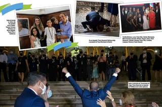 Aosedespedir,PauloAlexandreBarbosabeija
aescadariadoPaçoMunicipaldeSantos
Visitadafamília
noúltimodia
demandato
comoPrefeito.
EsposaVanessa
Barbosaeos
filhosGabriela,
PauloFilhoe
Guilherme
FamíliaBarbosa:Lucas,PauloNeto,Gabriel,MariaIgnez,
MariaEduarda,Eduarda,Adriane,Rosane,Pedro,Paulo
Alexandre,Gabriela,Vanessa,PauloFilho,Christine,
Cassiana,ViníciusePauloEduardo
ApósacerimôniadeTransmissãode
cargo,PauloAlexandresedespede
daPrefeiturasobmuitosaplausos
 