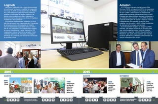 PrestaçãodeContas
TransparênciaPública
GovernoPauloAlexandre
Barbosa•2013/2020
68 69
Logmob
Laboratório equipado com a mais alta tecnologia
em software e hardware, o LogMob foi inaugurado
em março de 2018, com investimentos de R$ 800
mil, e está disponível para empresas públicas e
privadas e instituições de ensino superior e de
ciência e tecnologia que tenham interesse no
desenvolvimento de projetos nas áreas de logística,
mobilidade e meio ambiente.
Os principais equipamentos instalados no local
são três servidores com capacidade de 12 terabytes
de armazenamento; oito estações de trabalho
com um terabyte de capacidade cada; um video
wall de 150 polegadas; cinco tablets para trabalho
de campo; impressoras a laser; internet de 100
megabytes e rede wi-fi de última geração. Foram
instalados softwares de simulação, modelagem,
animação 3D, inclusive com recurso de construção
de protótipo virtual.
AGOSTO
08/08
Diário
Oficial
15/08
Inauguração
da pista de
skate tipo
plaza no
Morro da
Nova Cintra
Amazon
A FTPS fechou parceria com a Amazon Web
Services (AWS), em agosto de 2019, de cooperação
para o uso da tecnologia de computação de nuvem,
na qual a AWS é líder mundial. A multinacional
desenvolve programas educacionais como o AWS
Educate (que disponibiliza a alunos e professores o
aprendizado relacionado à nuvem), AWS Academy
(capacita instituições de ensino a fornecer currículo
e experiências para preparar os alunos para
trabalhar com a nuvem) e AWS EdStart (acelerador
de startups de tecnologia educacional).
O acordo também engloba os programas AWS
Activate, que oferece a startups os recursos para
usar a tecnologia de nuvem, incluindo créditos,
treinamento e suporte, e o AWS Cloud Credits for
Research, que apoia pesquisadores que buscam
construir aplicativos, softwares ou ferramentas de
ciência hospedados em nuvem.
AGOSTO
20/08
Início da
construção
da UME
Maria Lúcia
Prandi
SETEMBRO
21/08
Entrega do
Centro de
Convivência
(Ceconv)
São José
2015 2015
 