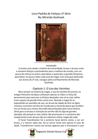 Feitiços by Hogwarts Online School - HOS - Issuu